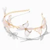 Gold Organza Butterfly Metal Headband