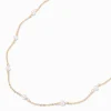 Gold-tone & Pearl Choker Necklace
