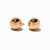 Gold-tone Ball Stud Earrings