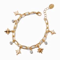 Gold-tone Celestial Charm Bracelet