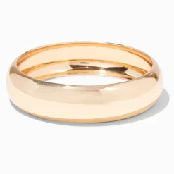 Gold-tone Chunky Bangle Bracelet