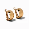 Gold-tone Clutch Mini Hoop Earrings