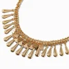 Gold-tone Cowgirl Western Statement Necklace