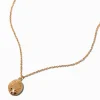 Gold-tone Mini Locket Pendant Necklace