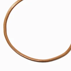 Gold-tone Snake Chain Necklace