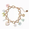 Gold-tone Spring Charm Bracelet
