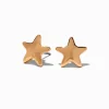 Gold-tone Star Stud Earrings