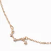 Gold-tone Zodiac Constellation Pendant Necklace - Aries