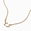 Gold-tone Zodiac Constellation Pendant Necklace - Sagittarius