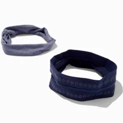 Gray & Blue Athletic Headwraps - 2 Pack