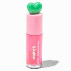 Green Heart Pink Lip Oil