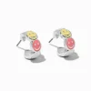 Happy Face Hoop Earrings