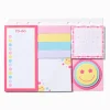 Happy Face Sticky Note Pack - 10 Pack