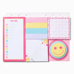 Happy Face Sticky Note Pack - 10 Pack
