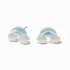 Holographic Rainbow Stud Earrings