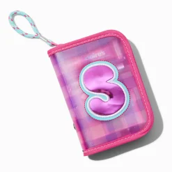 Initial Zipper Makeup Set Wristlet - S