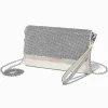 Ivory Bling Crossbody Wristlet Wallet