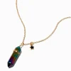 Jewel Tone Mystical Gem Pendant Necklace