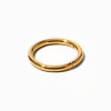 18k Gold Plated Titanium 18G Hoop Nose Ring