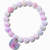 Kitty Cat Charm Beaded Stretch Bracelet