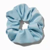 Light Blue Satin Hair Scrunchie