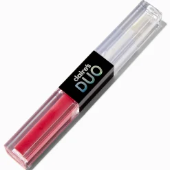 Light Pink Duo Lip Gloss Wand