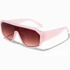 Light Pink Shield Sunglasses