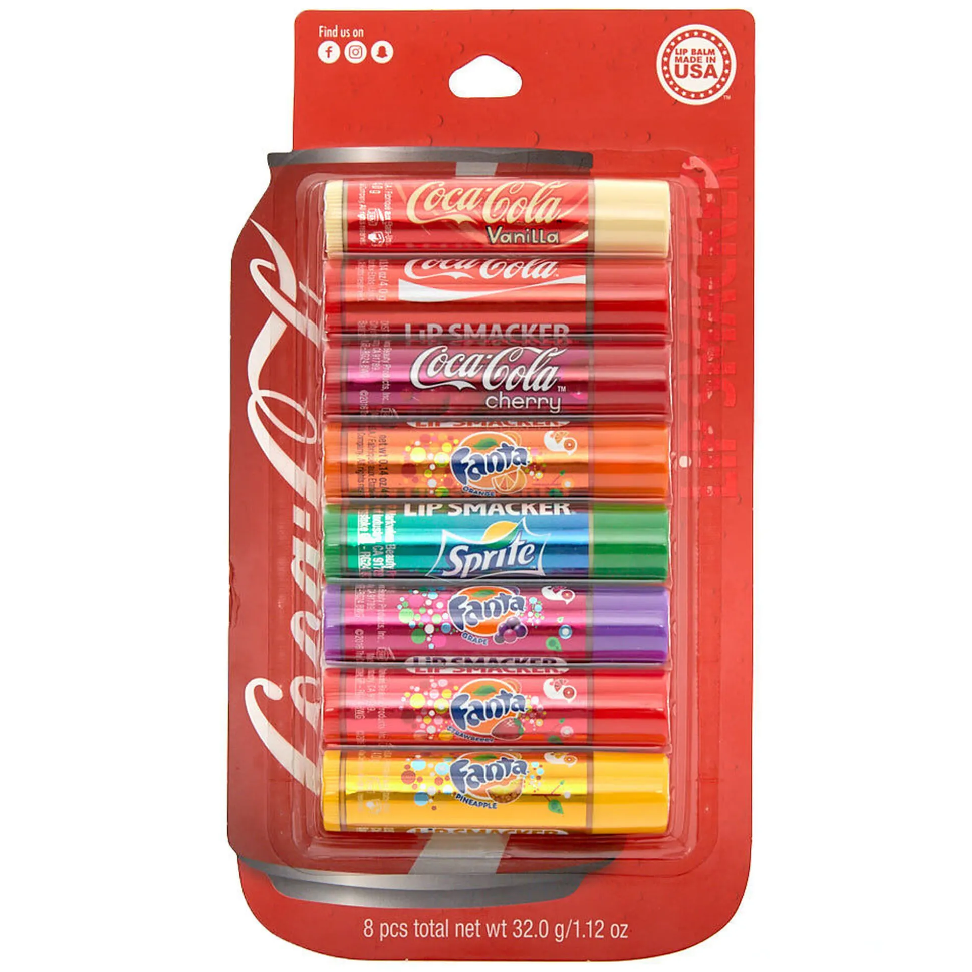 Lip Smacker® Coca-Cola® Drinks Lip Balm Set - 8 Pack