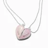 Mama & Mini UV Color-Changing Split Heart Pendant Necklaces - 2 Pack