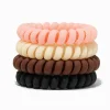 Mixed Neutral Spiral Hair Ties - 4 Pack