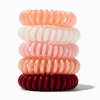 Mixed Tan Spiral Hair Ties - 5 Pack