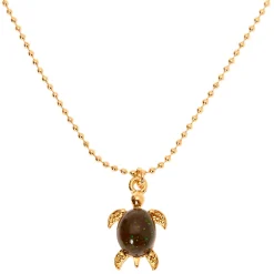 Mood Turtle Pendant Necklace