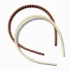 Neutral Chain Plastic Headbands - 2 Pack