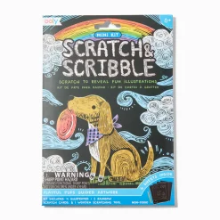 ooly® Playful Pups Scratch & Scribble Mini Kit
