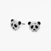 Panda Crystal Stud Earrings