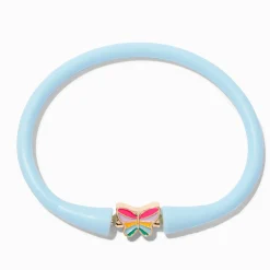 Pastel Blue Butterfly Silicone Bracelet