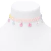 Pastel Flower Power Tattoo Choker Necklace