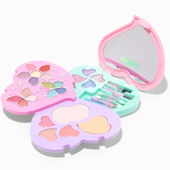 Pastel Rainbow Heart Bling Makeup Set