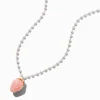 Pearl Chain Strawberry Pendant Necklace