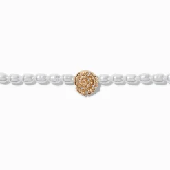 Pearl Conch Shell Pendant Choker Necklace