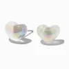 Pearl Heart Stud Earrings