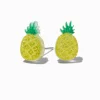 Pineapple Glitter Stud Earrings