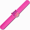 Pink Cat & Shaker Donut Slap Bracelet