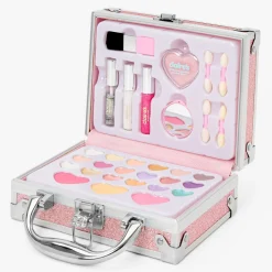 Pink Glitter Travel Case Makeup Set