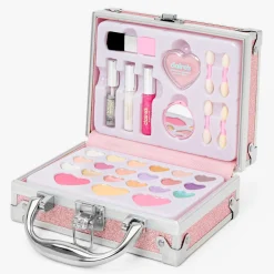 Pink Glitter Travel Case Makeup Set