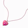 Pink Heart Pendant Necklace