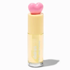 Pink Heart Yellow Lip Oil