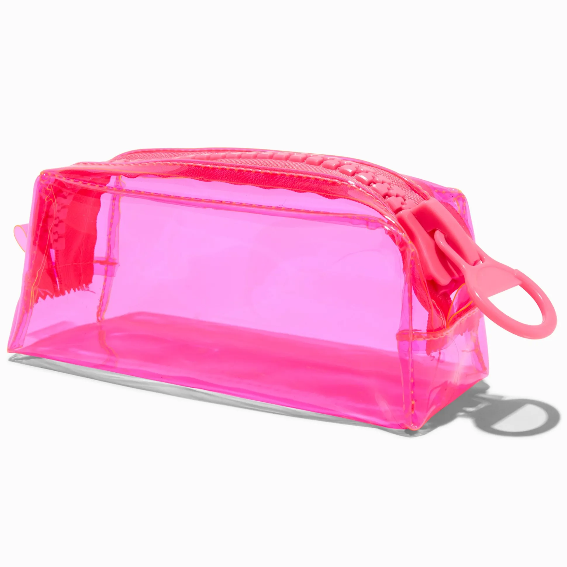 Pink Neon Colorblock Pencil Case