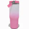 Pink Sparkle Stainless Steel Water Bottle