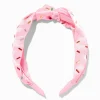 Pink Sprinkle Knotted Headband